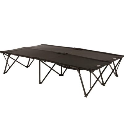 Double Folding Camping Cot With Carry Bag